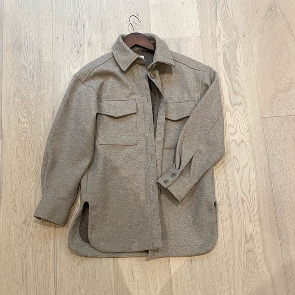 Taupe Shacket - Picture 1 of 5